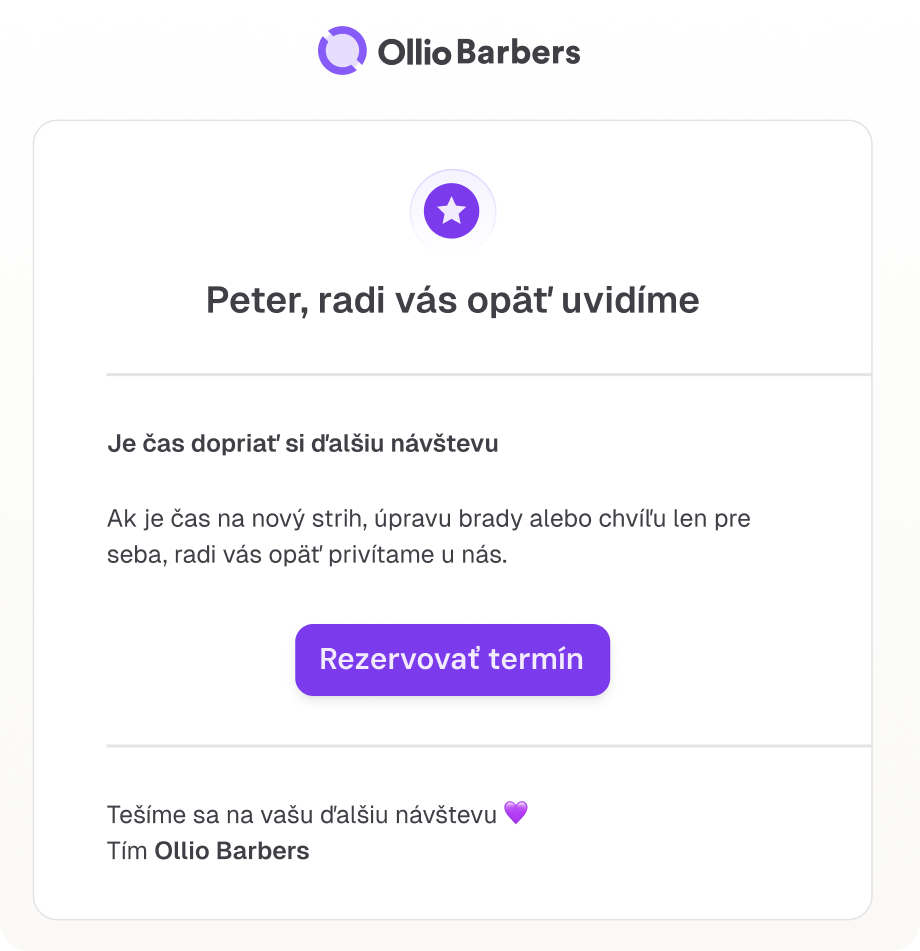 Reaktivácia klientov