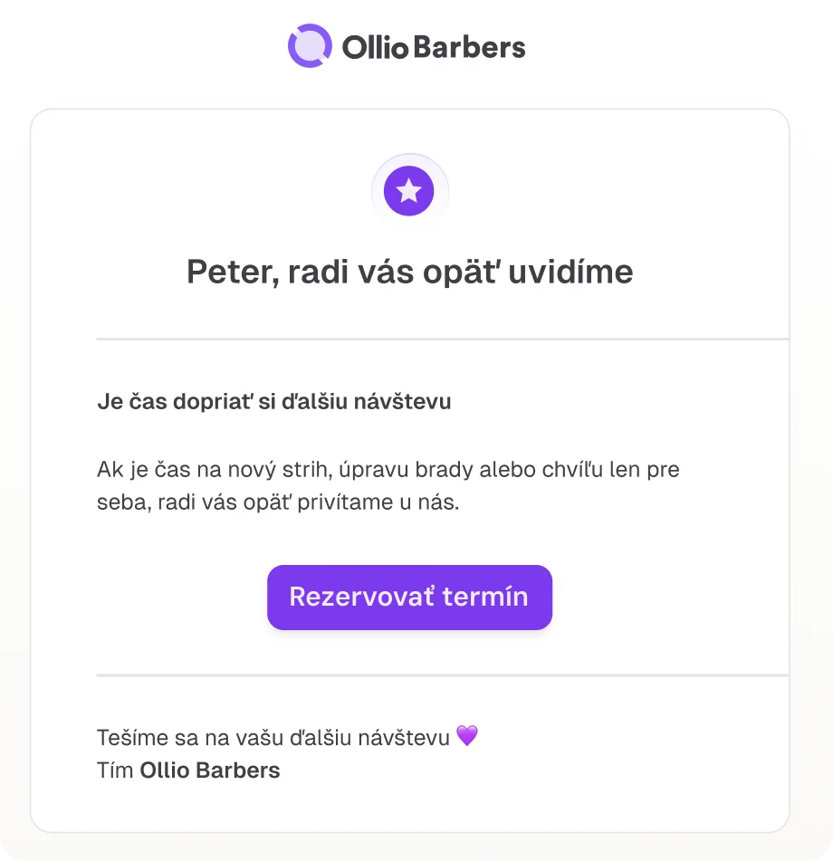 Reaktivácia klientov