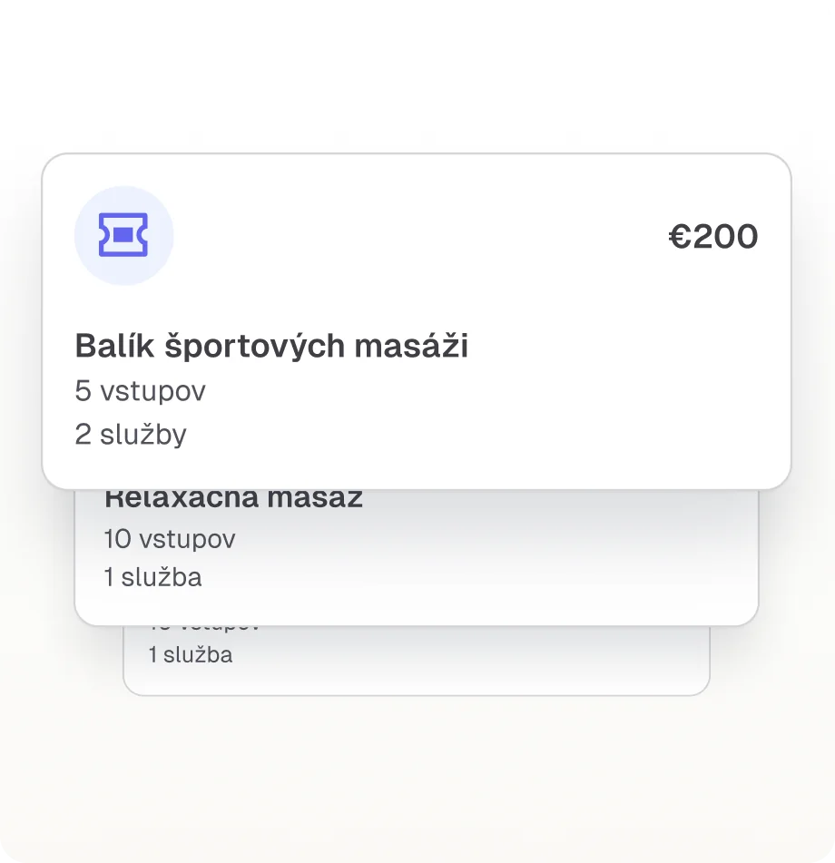 Permanentky a balíky