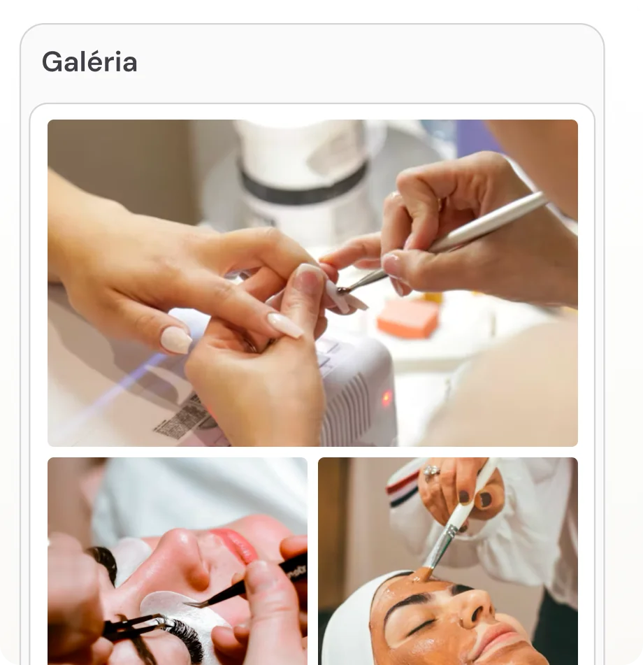 Galéria vašej práce a podniku